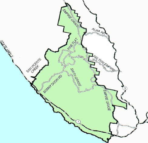 Bonny Doon Planning District map